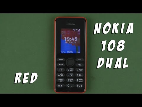 Распаковка Nokia 108 Dual SIM Red