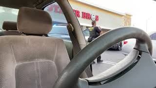 !!!PROFILED!!! SAYS I MATCH DESCRIPTION!! TRIES TO GO IN MY CAR FOR MY LICENSE, I DONT CONSENT!!