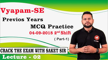 Vyapam-Sub Engineer Previous Year MCQ Practice Session By Saket Sir | Navigate Institute
