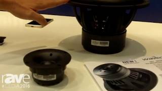 Cedia 2016 Wavecor Promotes New Subwoofers At Cedia 2016