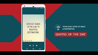 Quotes of the day android app demo screenshot 4