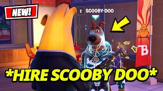 How to EASILY Hire Scooby Doo - Fortnite Quest