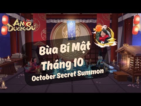 Hình Bùa Bí Mật tháng 10 | Garena Âm Dương Sư | Onmyoji October Secret Summon