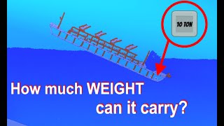 SHIP vs WEIGHT blocks⚓️! Will it SINK?🌊 | Water Physics Simulation