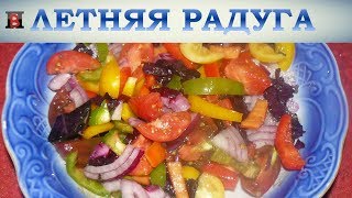 Салат «Летняя радуга». Очень полезный и очень вкусный. Салат «Летняя радуга». Очень полезный и очень вкусный.