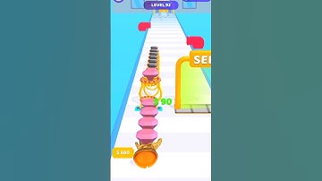 Gem Stack Run Level 92 | Brixuplayz #shorts #youtubeshorts #gaming