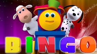 Bob le train | Bingo le chien Chanson | Rime pour enfants | Baby Rhymes | Bingo The Dog Song