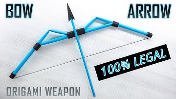This Paper BOW Shoots REAL Arrows… And It Actually Works!