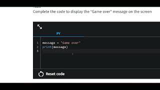 06 Game Messages | Coding Foundations | Sololearn