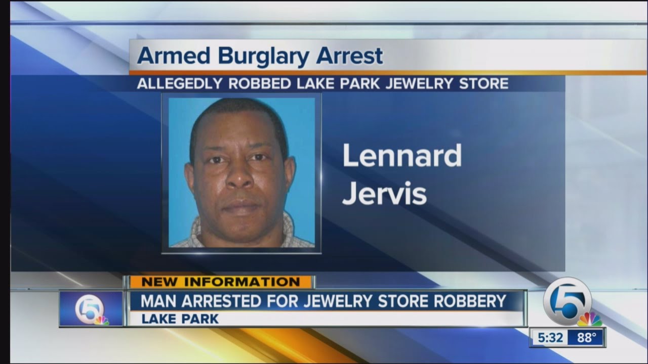 Man arrested for jewelry store robbery - YouTube