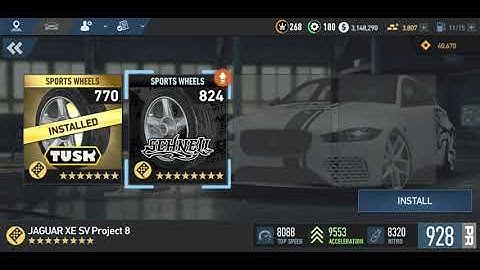 NFS No Limits | Tuned #34 | Jaguar XE SV Project 8