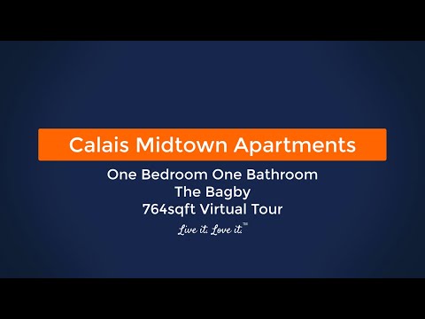 Houston Midtown Apartments The Bagby A2 764sqft Virtual Tour