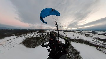 Footage Leading Up to My Paramotor Wing Collapse