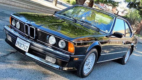 1988 BMW 635 CSi e24 in Schwarz Black