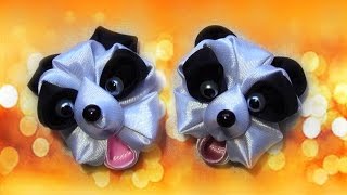 How to make crafts Ribbons animal Panda, DIY craft ideas / Поделки из ленточек - Панда How to make crafts Ribbons animal Panda, DIY craft ideas / Поделки из ленточек - Панда