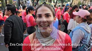 Eva Cedeño también se unió a carrera Kardias y lo logró Felicidades