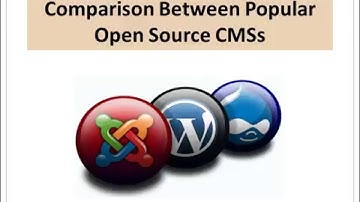Comparison Between Popular Open Source CMSs - Drupal, Joomla, and Wordpress