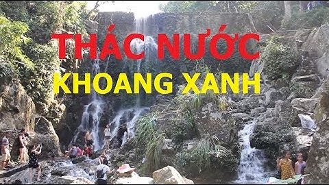 Thác nước đẹp như tranh ở Khoang Xanh, huyện Ba Vì, Hà nội