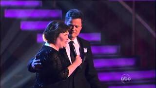 Video thumbnail of "Susan Boyle & Donny Osmond (Duet/Serenade) ~ "This Is The Moment" ~ Dancing With The Stars"