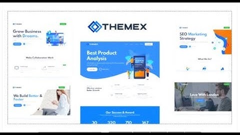 Themex Multipurpose OnePage & Multi Page HTML Template | Themeforest Templates