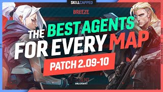 The BEST AGENTS For EVERY MAP In PATCH 2.09-2.10 - Valorant Tier List