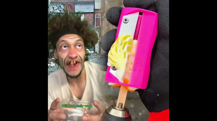 Kid helps out H0meless guy💀🤣#funnyvideo #comedy #funnyskits