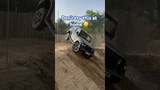 Don’t try this at home! #thar #tharlover #tharmodified #offroad4x4 #offroading #offroadgames #drop screenshot 3