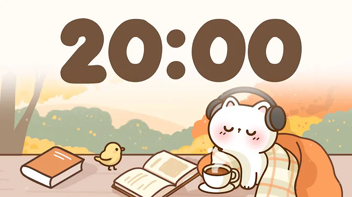 20 Minute Timer for classroom 🧡 Autumn Study music