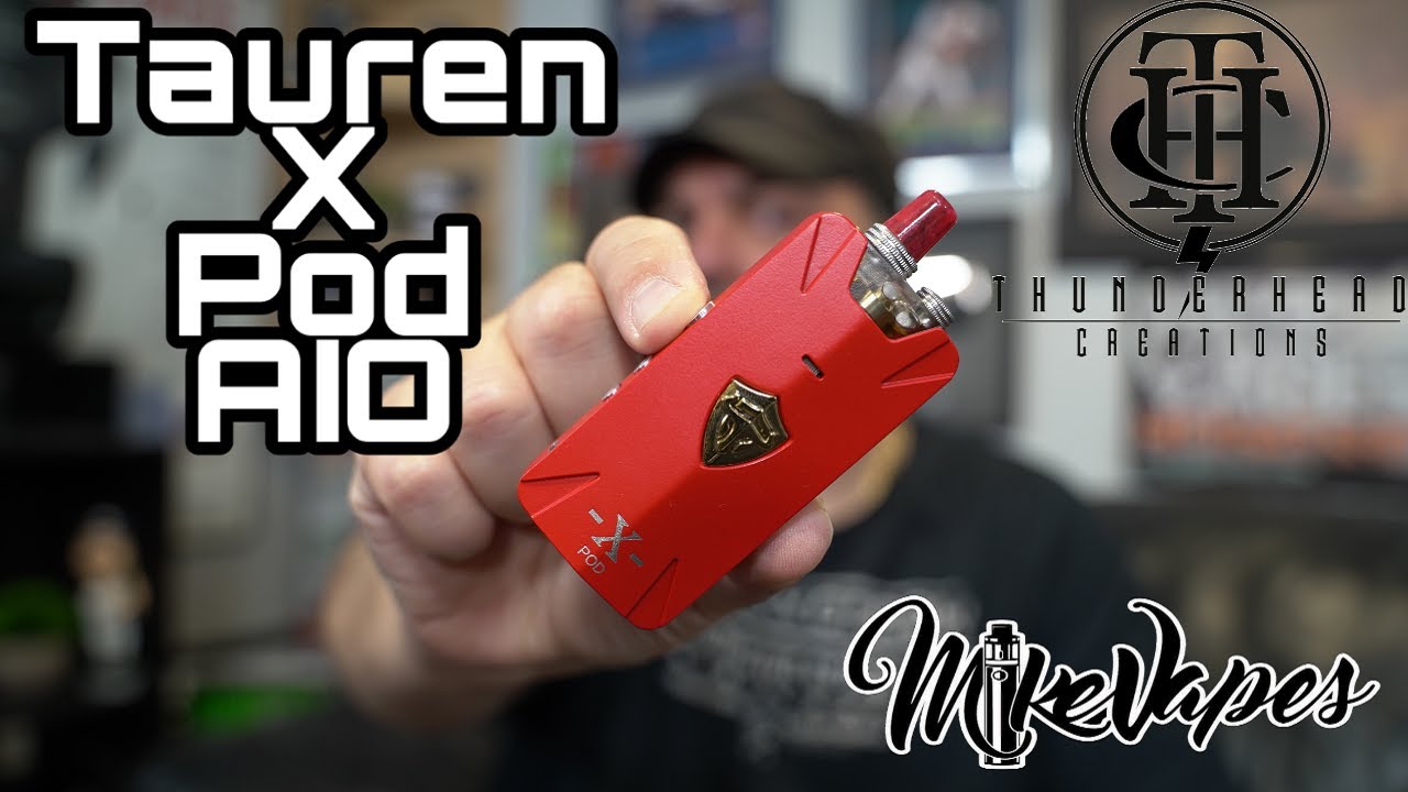 sub ohm tank vs rda Tauren X Rebuildable RBA & Mesh Coil Pod AIO By Thunderhead Creations