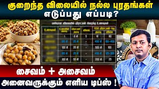 Cheap and best foods for getting healthy proteins! Tips for both veg and non-veg | Dr. Arunkumar