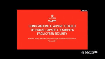 Detecting botnet activity using machine learning - Professor Jill Slay