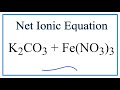 Net Ionic Equations and Solubility
