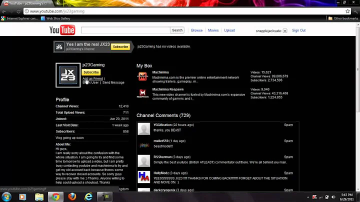 How to unsubscribe to jx23gaming