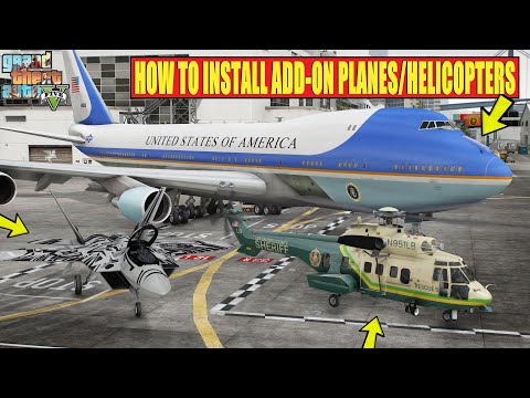 How To Install Planes Helicopters Addon Vehicles 2025 GTA 5 MODS GTA5 GTAV 