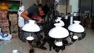 Cara Pasang Lampu Antik Jawa, Betawi / 28 Cm