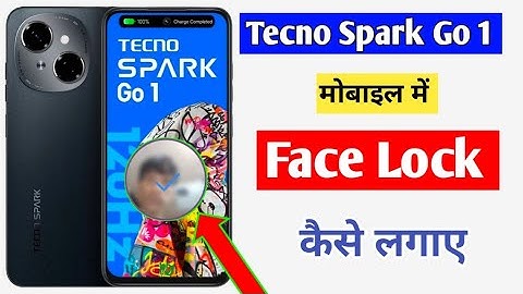 Tecno spark go 1 me face lock kaise lagaye | how to face lock setting in tecno spark go 1