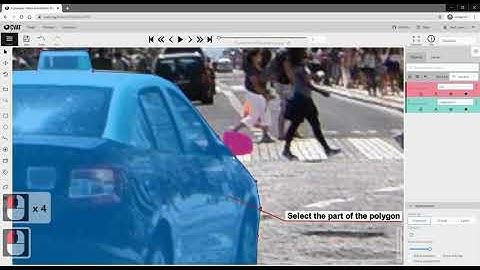 Working with polygons in CVAT v1.0.0