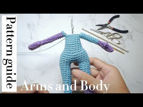 Guide Pattern : Connect arms to body with wires.