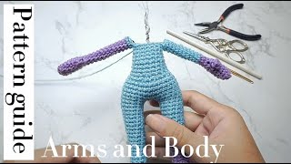 Guide Pattern : Connect arms to body with wires.