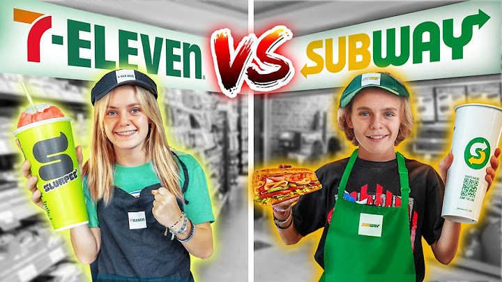 We Opened A Real Subway and 7- Eleven In Our House!
