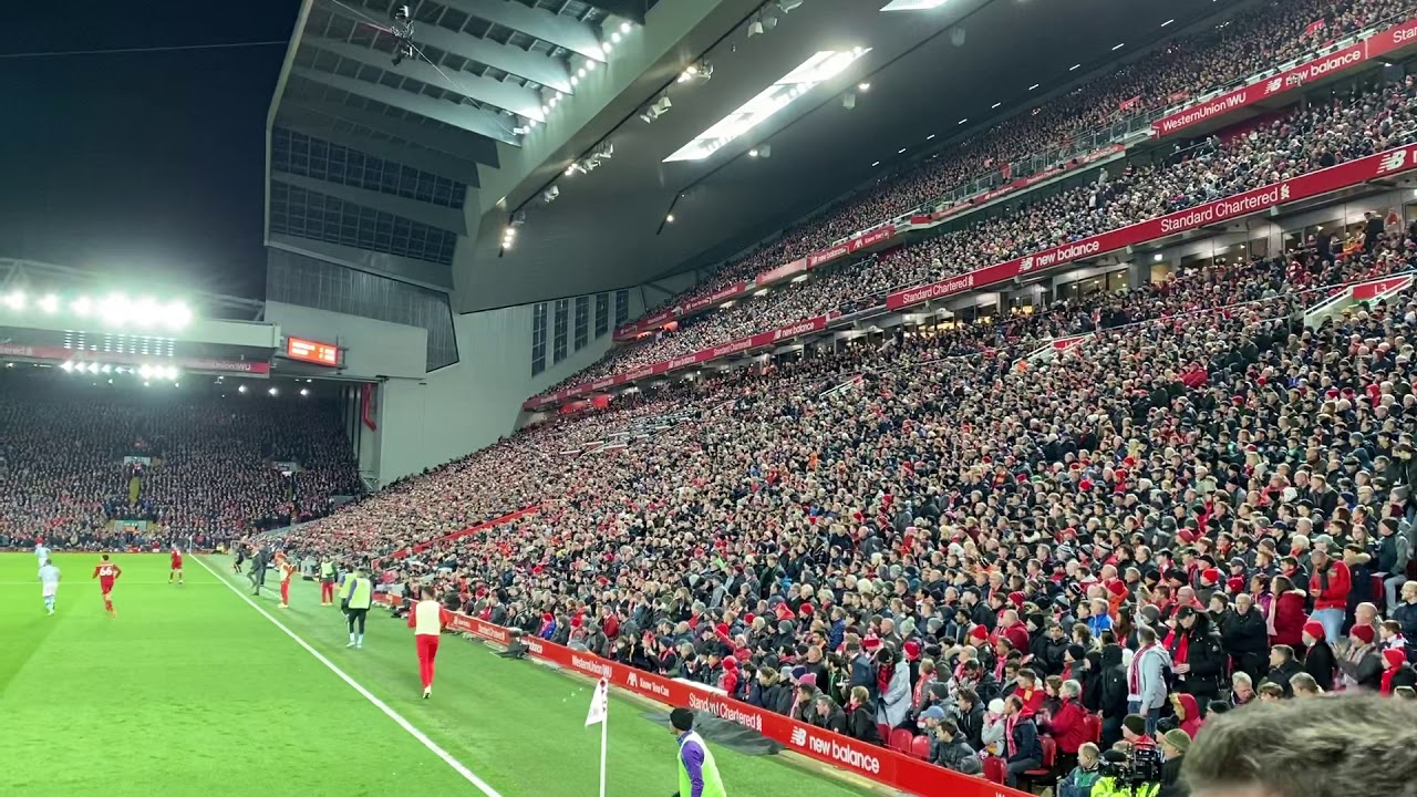 Liverpool Fans Singing Allez Allez Allez After Winning Manchester City ...