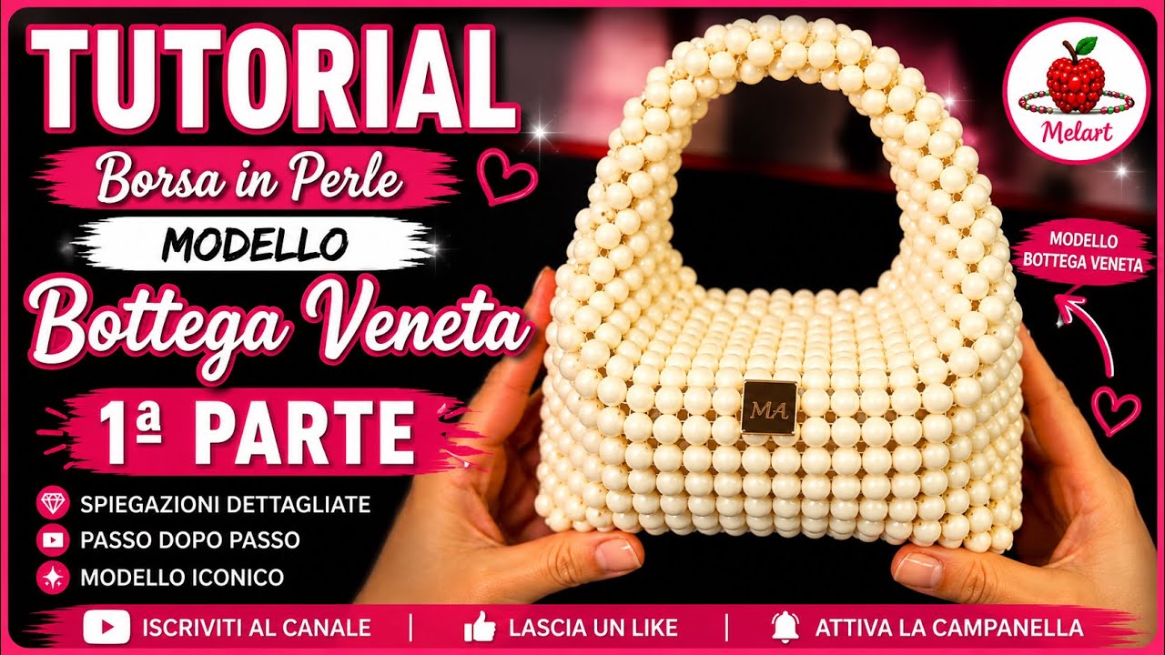 Bottega Veneta Style Beaded Bag | Full Tutorial | First Side of