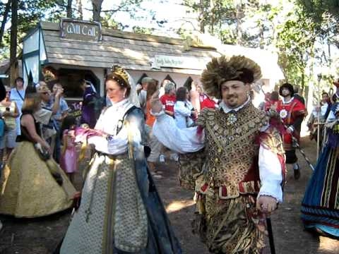 Michigan Renaissance Festival 2010 Opening Process...