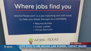 Kxan's candy rodriguez reports the state will hire around 4,000
contact tracers to help track covid-19 movement