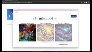 IntegroStim programos instaliacija