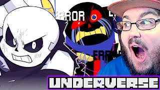 UNDERVERSE 0.7 Part 1 [By Jakei] #Undertale REACTION!!!