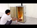 2 in 1 portable wood stove _ Idea for making a wood stove from an old water filter