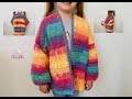 CROCHET EASY CARDIGAN for Kids and Adults