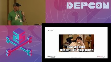 DEF CON 25 ICS Village - Chris Sistrunk - What