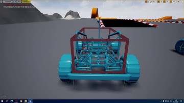 Ue4 custom car suspension (no ue4 physics)